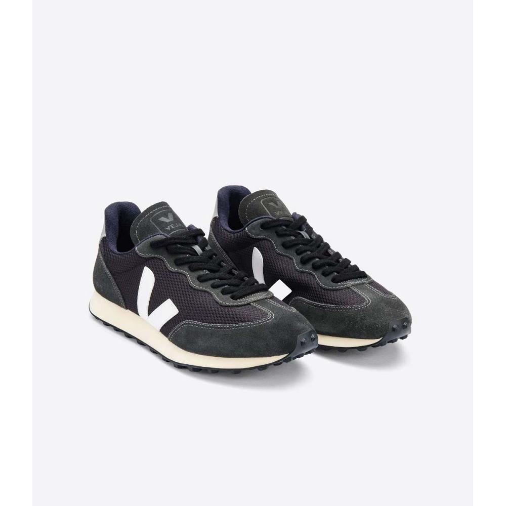 Black Men's Veja RIO BRANCO ALVEOMESH Running Shoes | AU 162UZG